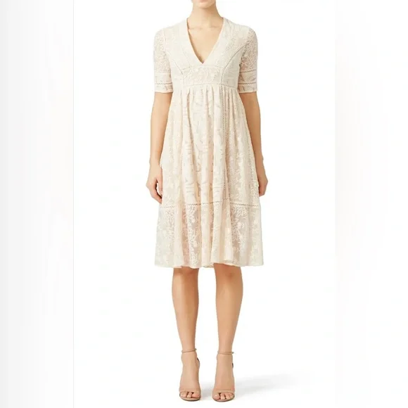 Free People
Ivory Lace Tea Dress size 4 - Picture 1 of 7